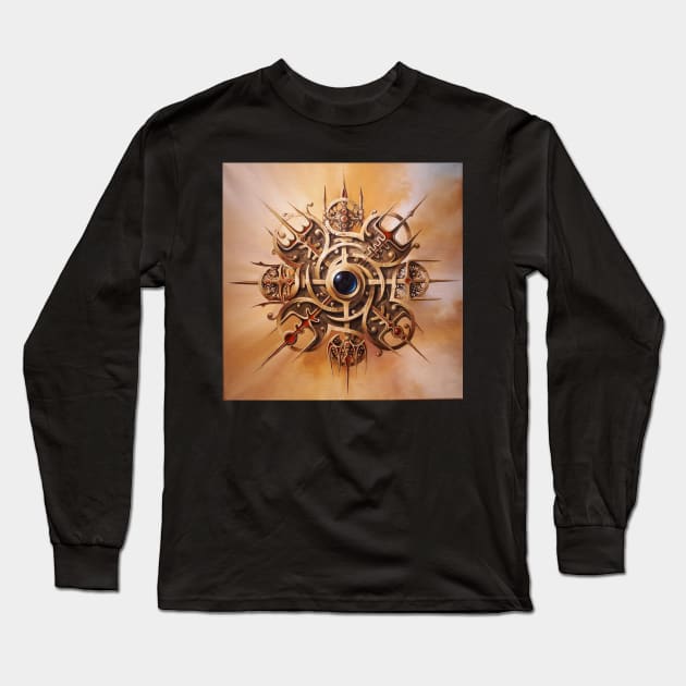 VALHALLA HEART Long Sleeve T-Shirt by RobertArt